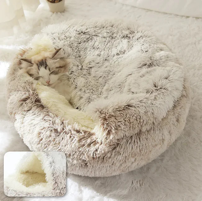 PurrNest™ Plush Hideaway Shell