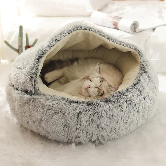 PurrNest™ Plush Hideaway Shell