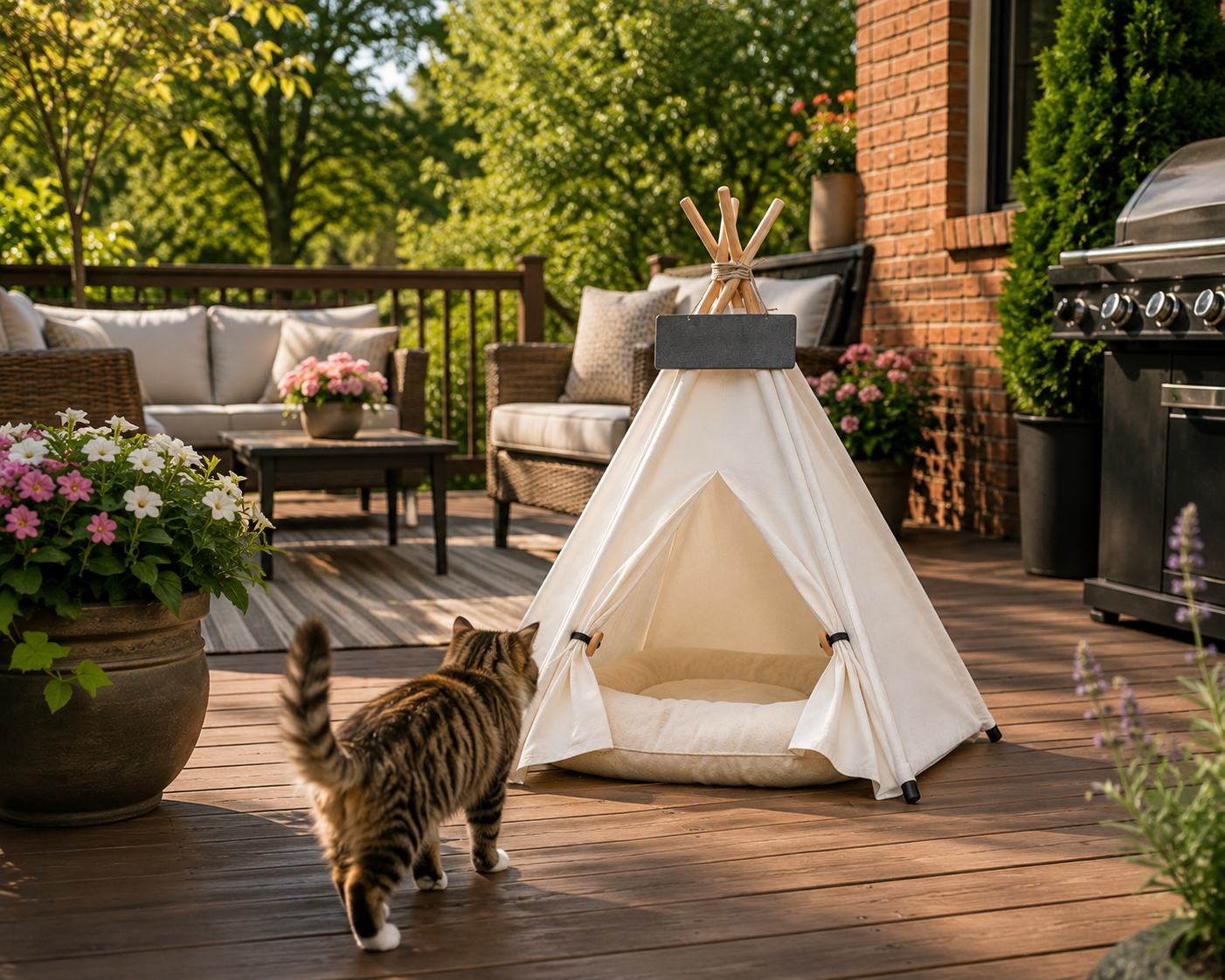 PurrCabin™ Luxury Cat Teepee Bed