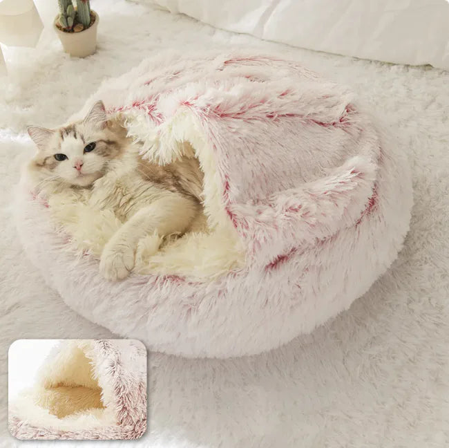 PurrNest™ Plush Hideaway Shell